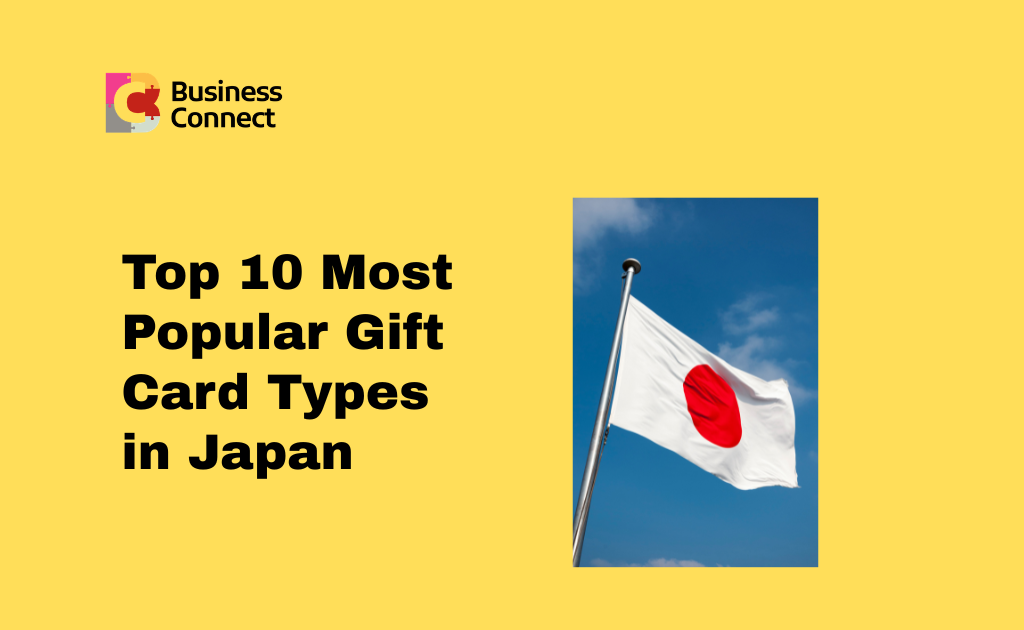 Top 10 Most Popular Gift Card Types in Japan