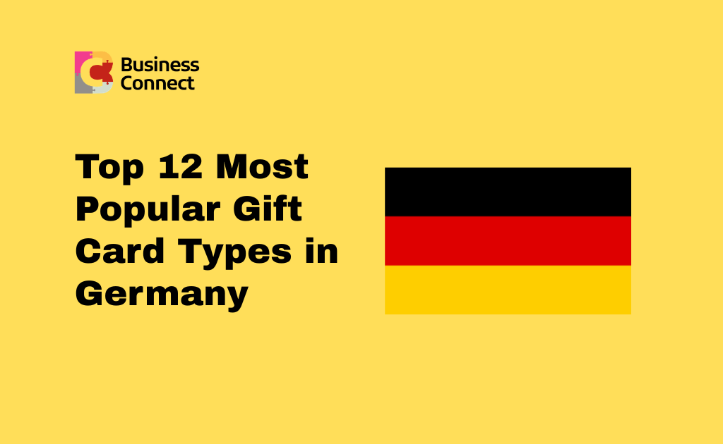 Top 12 Most Popular Gift Card Types in Germany