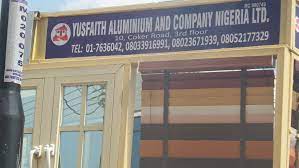 Yusfaith Aluminium And Company Nigeria Ltd